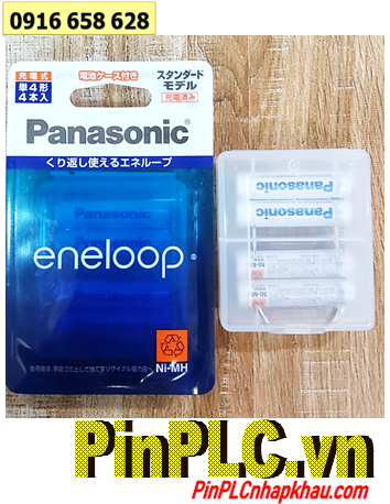 Eneloop BK-4MCC/4C, Pin sạc AAA 1.2v Panasonic Eneloop BK-4MCC/4C (AAA800mAh) Nội địa Nhật